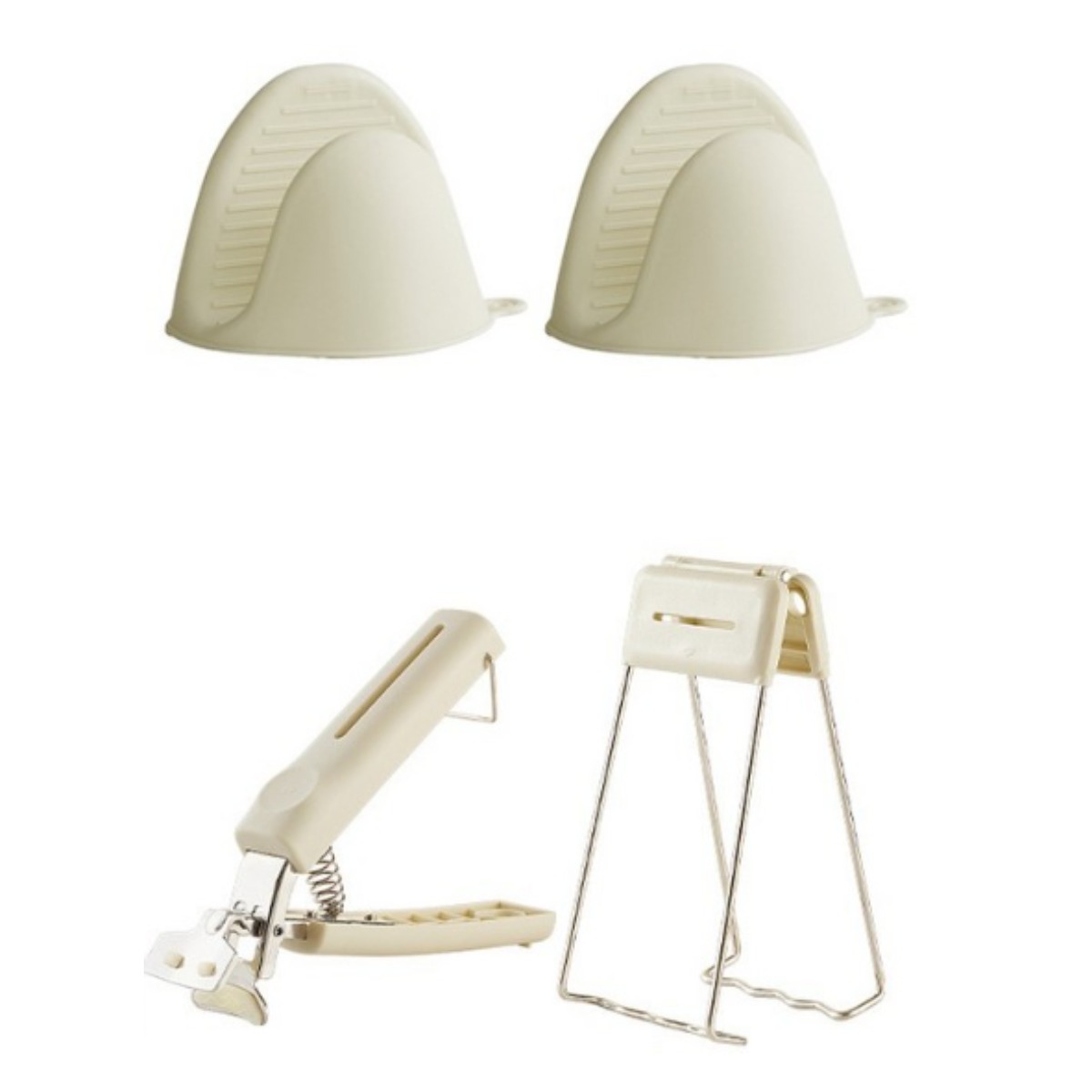 Tinduo 실리콘 주방 집게 세트 방열 미끄럼방지 뚝배기 냄비 접시용 다용도 조리도구 스테인리스 그릇 집게 손잡이 커버, 1개 10,900원