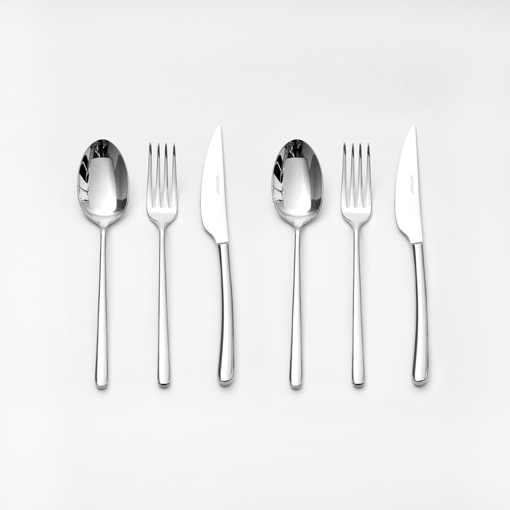 이스트마크 커트러리 디저트 3종 x 2p 세트, 단일 색상, 디저트스푼 2p + 디저트포크 2p + 디저트나이프 2p, 1세트 19,210원