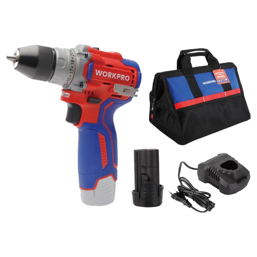 워크프로 12V 충전드릴 + 배터리 + 충전기 + 가방 세트 WP860200K, 1세트 124,410원