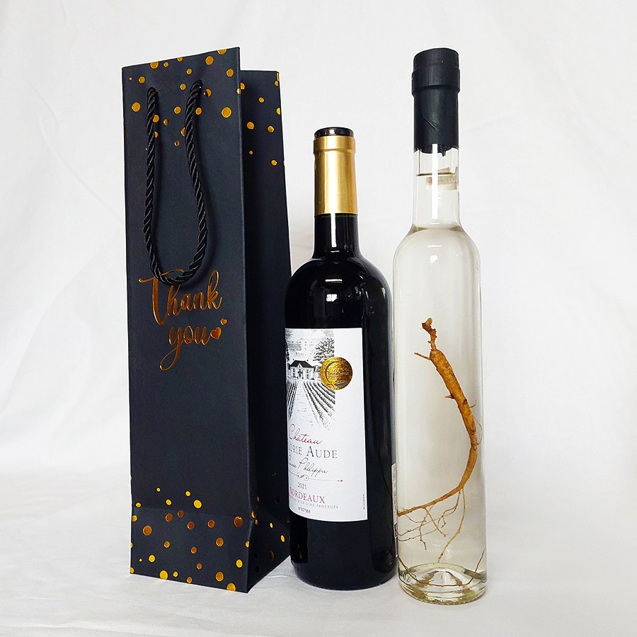 튼튼한 고급 와인병 종이가방 쇼핑백, 10개 15,800원