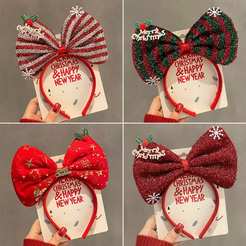 보리보리 크리스마스 파티 산타 루돌프 머리띠 4종 세트 4p, 4개, 세트B 16,500원