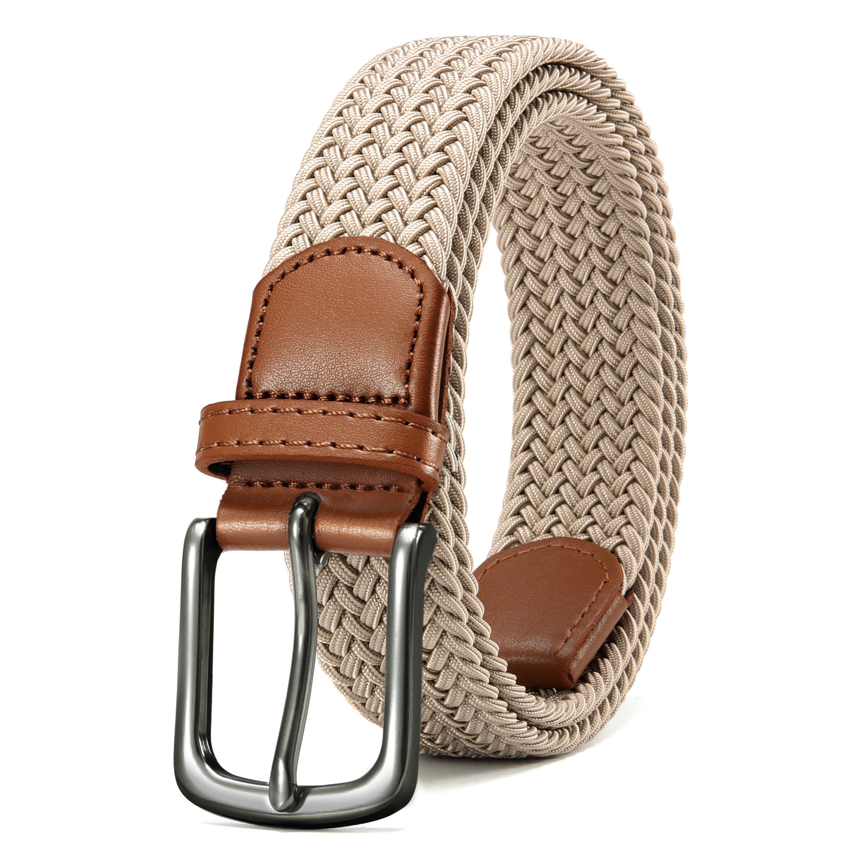 CHAOREN 남성 벨트 꽈배기 스판 밴드 골프 청바지 메쉬 밴딩 허리띠 캐주얼 및 스포츠 스타일에 완벽한 액세서리 남녀공용 선물 세트 7,200원