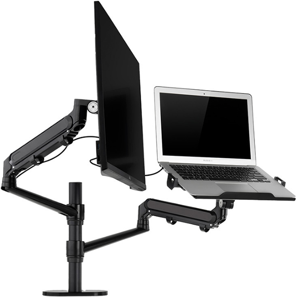 애니클리어 가스 스프링 모니터 전용 암 스탠드 듀얼 거치대  OA-2DUEL 90,000원