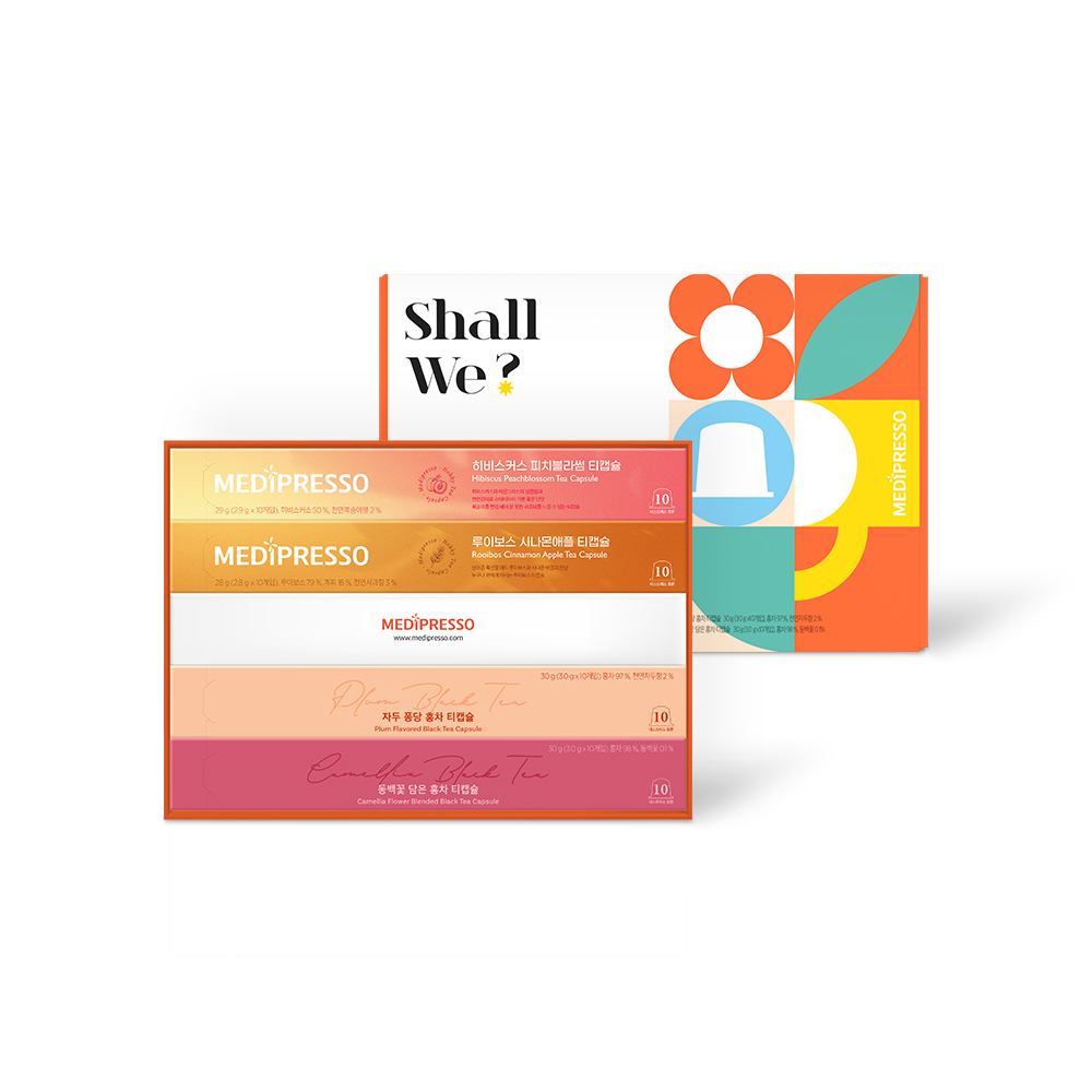메디프레소 네스프레소 호환 쉘 위 티캡슐 선물세트 32,000원