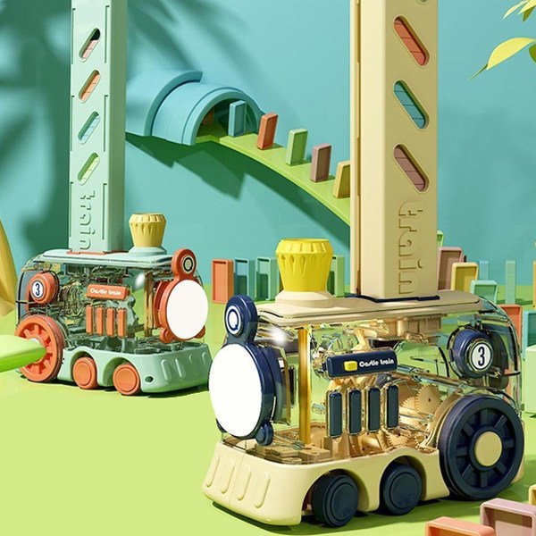 퍼니소피 NEW 자동 꼬마 기차 도미노 60p 아기 영아 유아 어린이 선물 블럭 자동 배열 트레인 자동차 장난감, 1개 17,800원