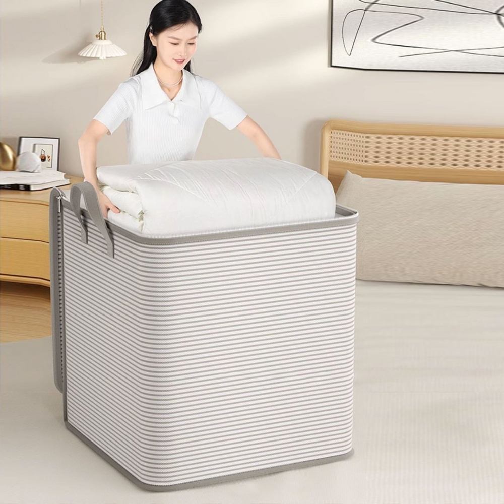 BENRAN 압축파우치 가방정리대 대형 두꺼운 방수방습 스트라이프 진공 이불 옷 정리보관함 리빙박스 여행 이사 휴대용 해외여행준비물 8,300원