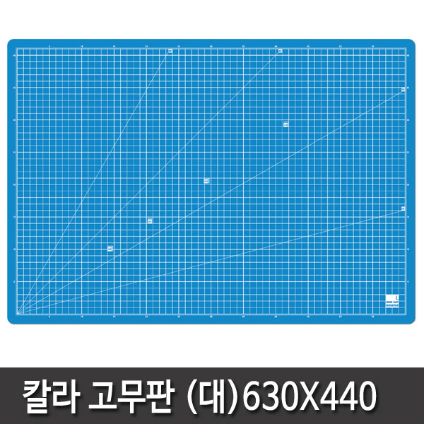 윈스타 칼라 고무판 (대형)630X440mm 데스크매트, 하늘, 1개 5,500원