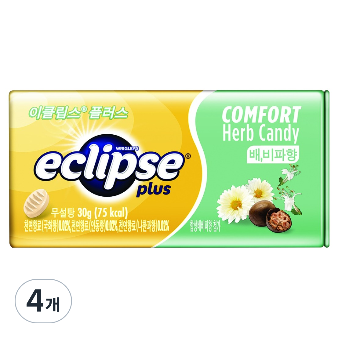이클립스 플러스 허브캔디 배 비파향 7,800원