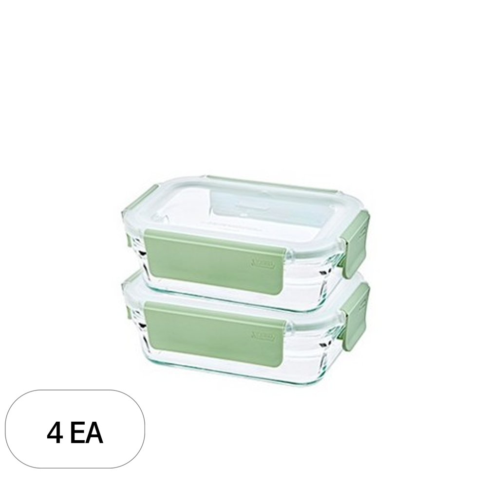 글라스락 퓨어 릴렉스 그린 직사각 밀폐용기 27,410원