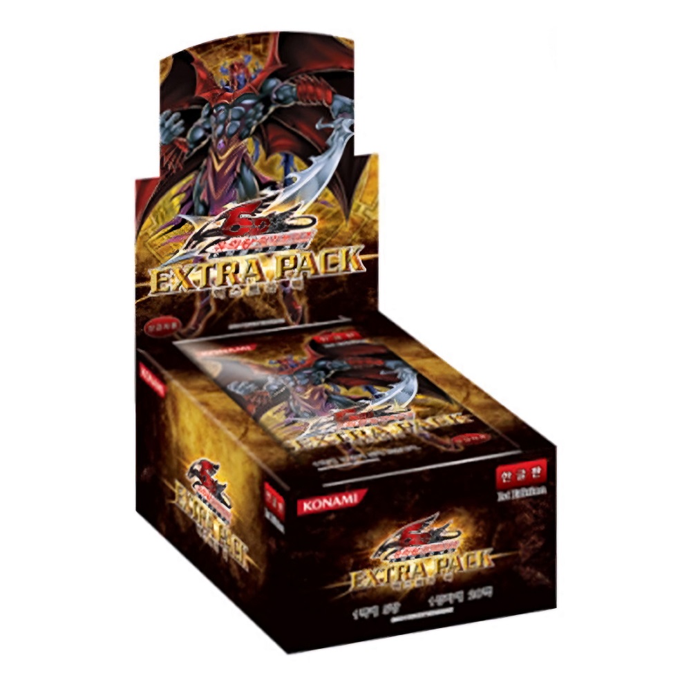 유희왕 카드 엑스트라팩 1탄 1st Edition 초도한정판 20팩 100장 6,600원
