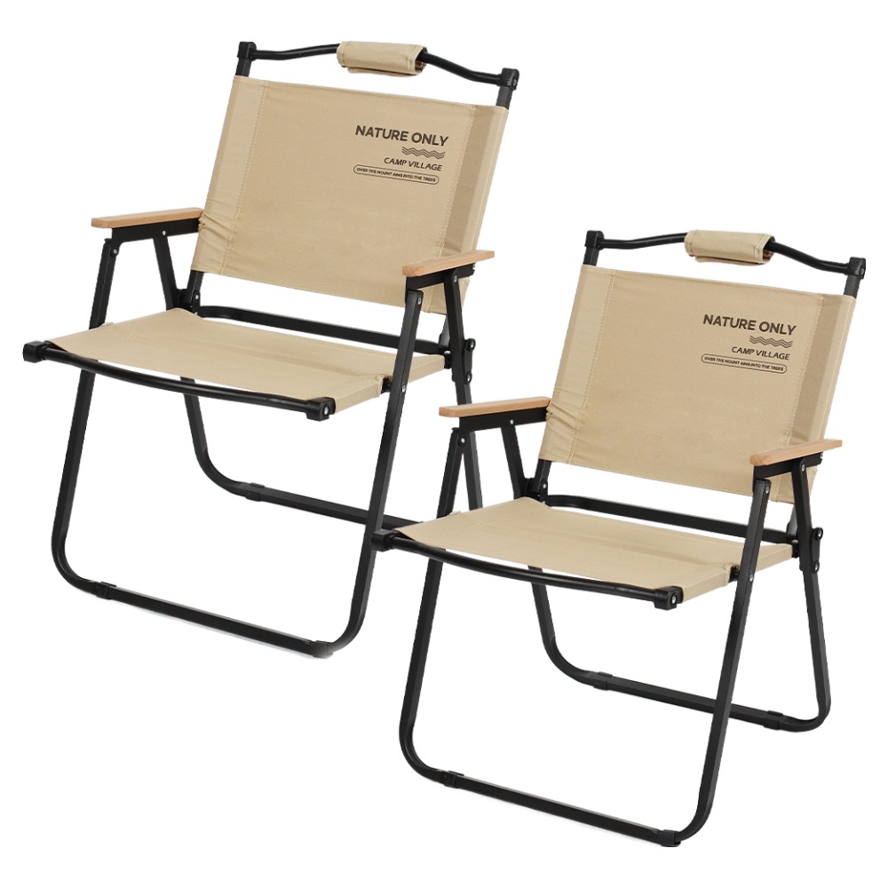 캠프빌리지 로우체어 팜스프링, 베이지, 2개 33,900원