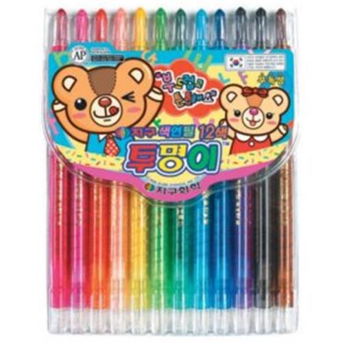 지구화학/투명이 12색 색연필/샤프식, 단품 4,000원