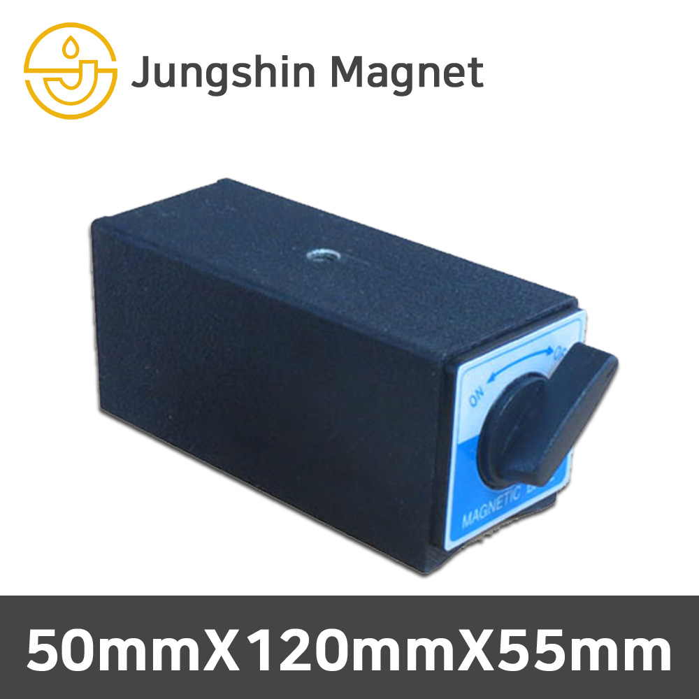 정신자석 마그네틱 베이스 홀규격M8 고정장치, 02_마그네틱 베이스 50X120X55, 1개 38,000원