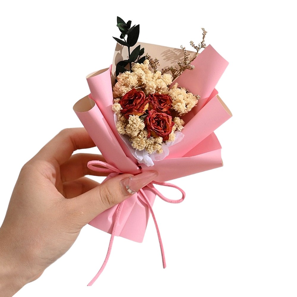 와일드 몬스터 납골당 봉안당 추모 성묘 조화 미니 장식 꽃다발 부착식, 핑크 5,000원