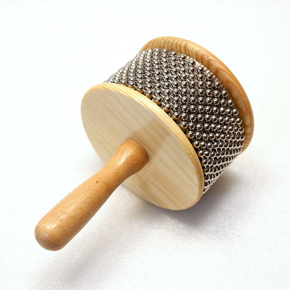 카바사 지름11.5cm 나무손잡이 음악치료 라틴 재즈 어쿠스틱공연 리듬악기 교구 악기놀이, 1개 22,000원