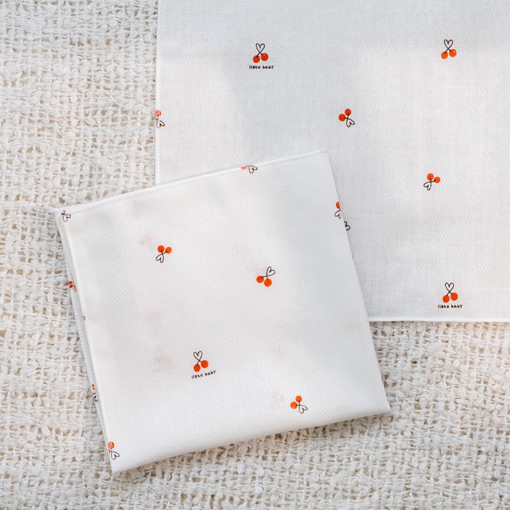 리에또베이비 신생아 무형광 순면 엠보 가제 손수건 10매 12,400원