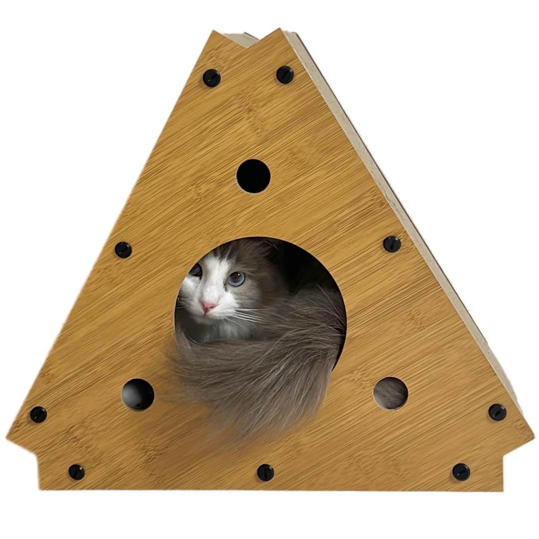 펫카 고양이 삼각형 숨숨집 리필형 스크래쳐, 본품, 1개 16,900원