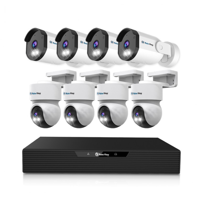글로벌아이넷 로보뷰 NVR 8채널 AI CCTV POE 녹화기 4K UHD N5 4개+A7 4개 2,453,100원
