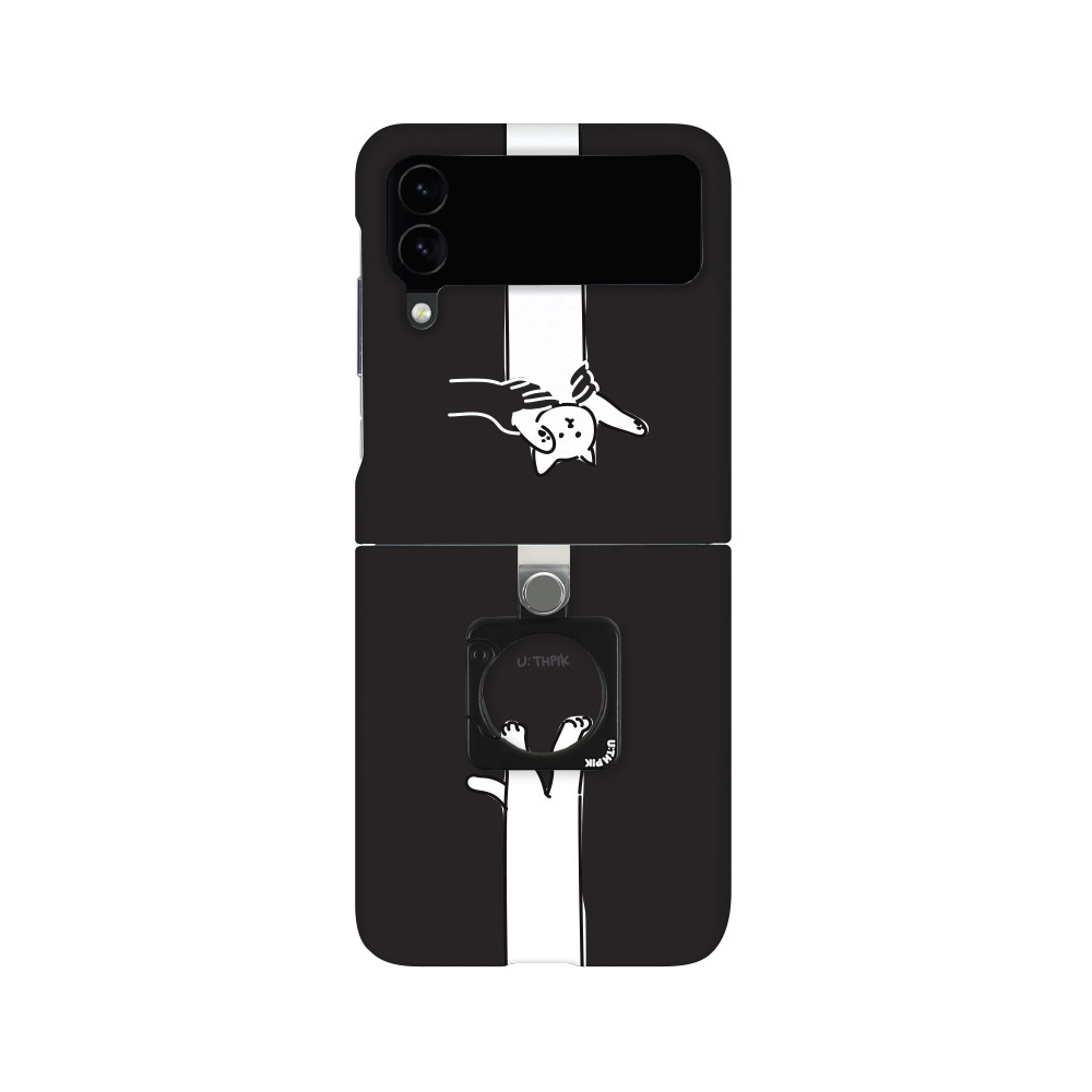 유스픽 길쭉 고양이 스퀘어링 하드 휴대폰 케이스 + 카라비너 세트 15,250원