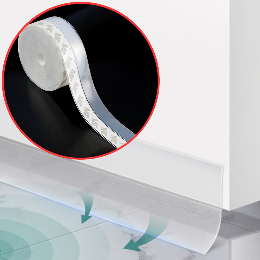 생활톡 35mm 실리콘 문틀 현관문 바람막이 해충 방풍 차단 테이프 5m 4,900원