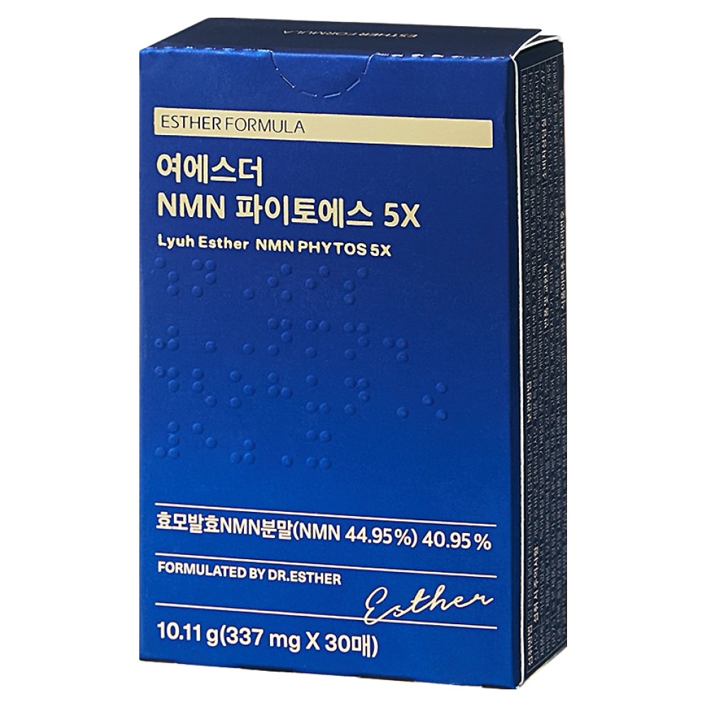 에스더포뮬러 여에스더 NMN 파이토에스 5X 효모 필름 30p, 10.11g, 1박스 28,000원