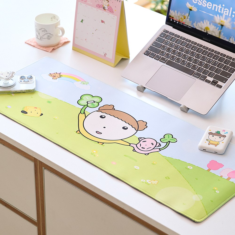 [마루는강쥐 마우스 장패드] 책상패드 데스크패드 캐릭터장패드 마루는강쥐굿즈 데스크테리어 책상꾸미기 컴퓨터용품 게이밍패드 귀여운문구 인테리어소품 키보드패드 선물용품, 들판마루 18,000원