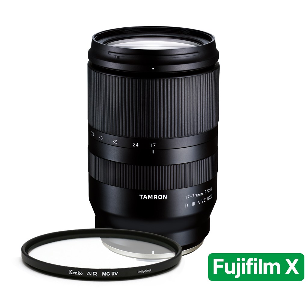 [지금사면 무상보증 3년] 탐론 17-70mm F/2.8 Di III-A VC RXD B070X 후지마운트 + 겐코 AIR MCUV 67mm, 단일상품 951,000원