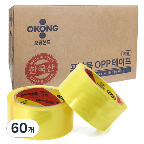 [오공본드] 투명 OPP박스테이프 100m 1Box(30개) 박스테이프 87,900원