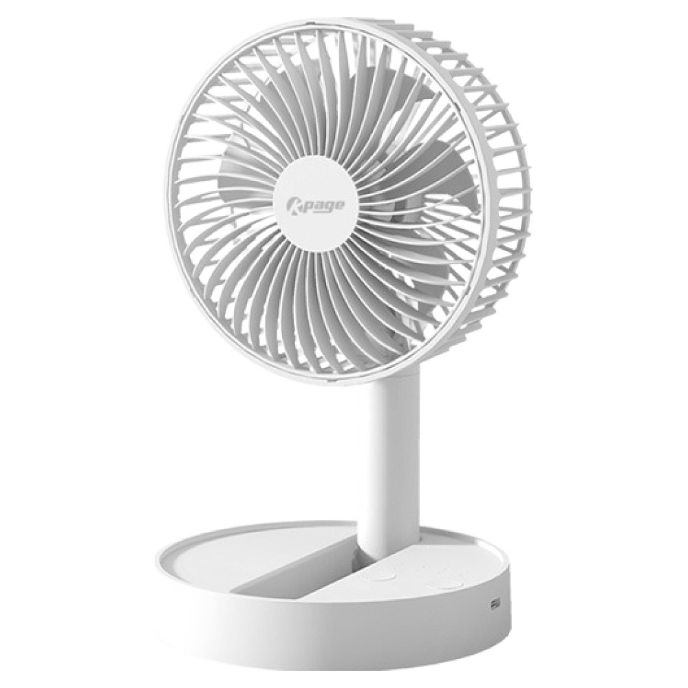 케이페이지 데스크팬 4단 풍속 타이머 무선 접이식 선풍기 29,000원