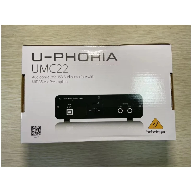 호환 BEHRINGER-UMC22/UM2 오디오 인터페이스 마이크  헤드폰 앰프 녹음 사운드 카드 102,900원