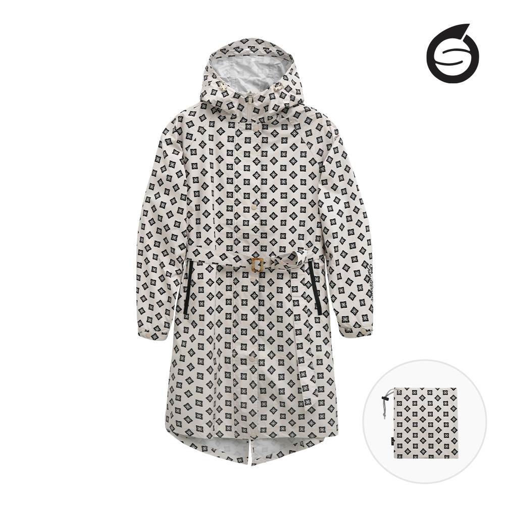 선덜랜드 여성 사파리 프린트 레인코트 - SLL6ARC1152 249,000원
