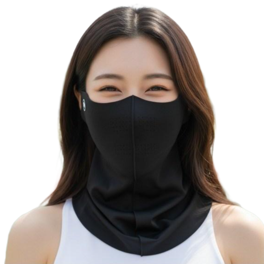 라비엘 골프마스크 가벼운자외선차단 UV차단마스크 쿨소재 얼굴토시, 블랙, 2개 6,550원