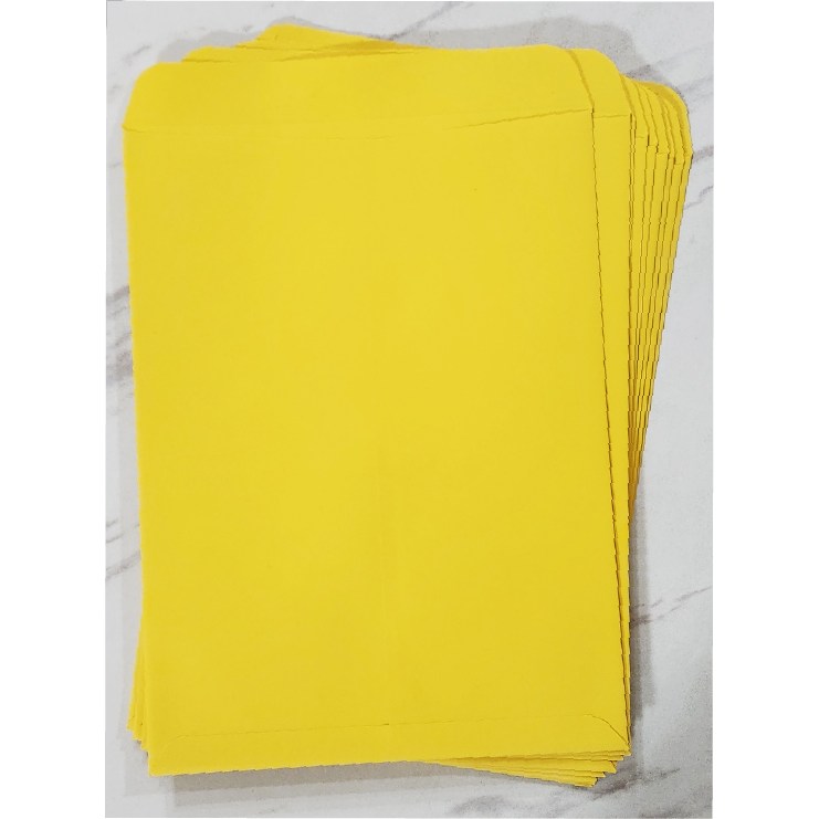 우진문화사 B5  컬러봉투 (노란색 밍크지) 100매 105,000원