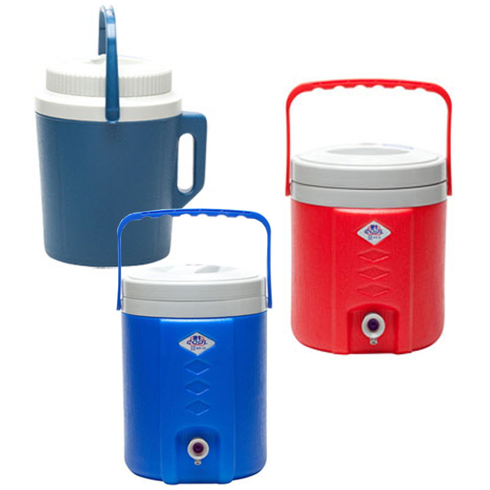 보온 보냉 물통 5L 7L 10L 수통 국통 캠핑 레저 냉온수통 피크닉 야외 작업 대용량 수도꼭지 낚시 물병 24,000원