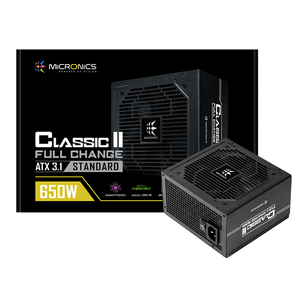 마이크로닉스 Classic II 풀체인지 650W 80PLUS 스탠다드 ATX3.1 PC 컴퓨터 파워 서플라이 68,000원