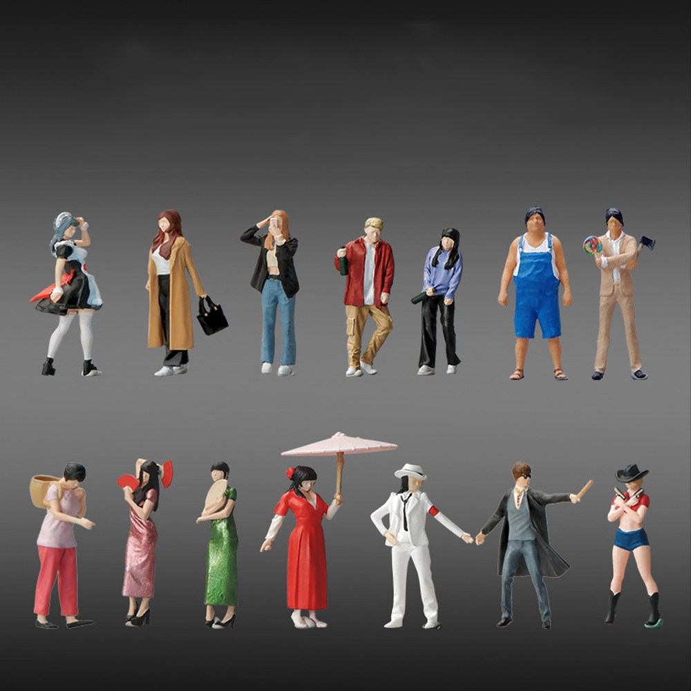 호가 1:64 미니어처 피규어 휴먼3/68종 디오라마 건축모형 DIY 테라리움 인체모형 사람모형 실습 10,900원