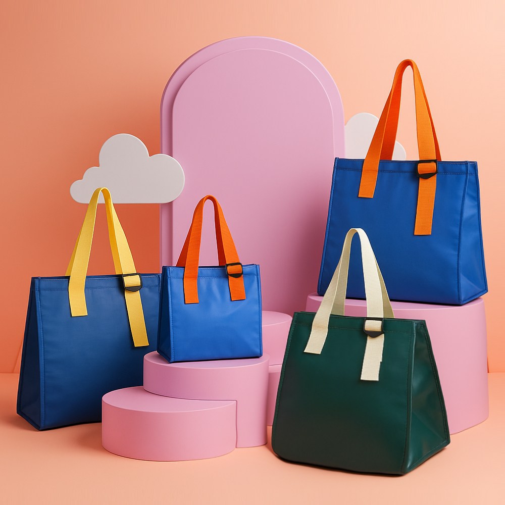 바른생활 리유저블 은박 보온보냉백 피크닉 캠핑 소형 대형, 스카이블루, 1개 10,000원