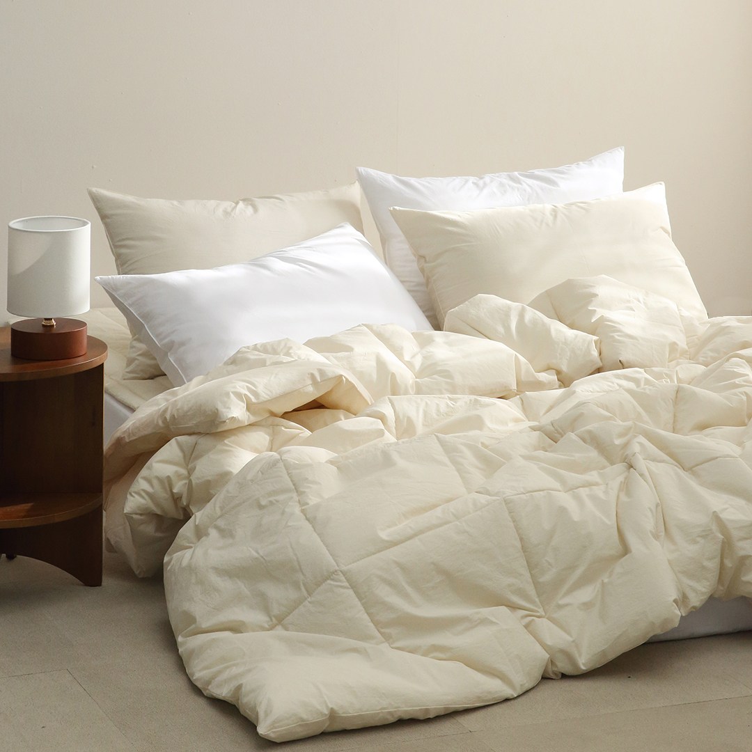 플로라 토파즈 고밀도60수 워싱순면 차렵이불세트 64,900원