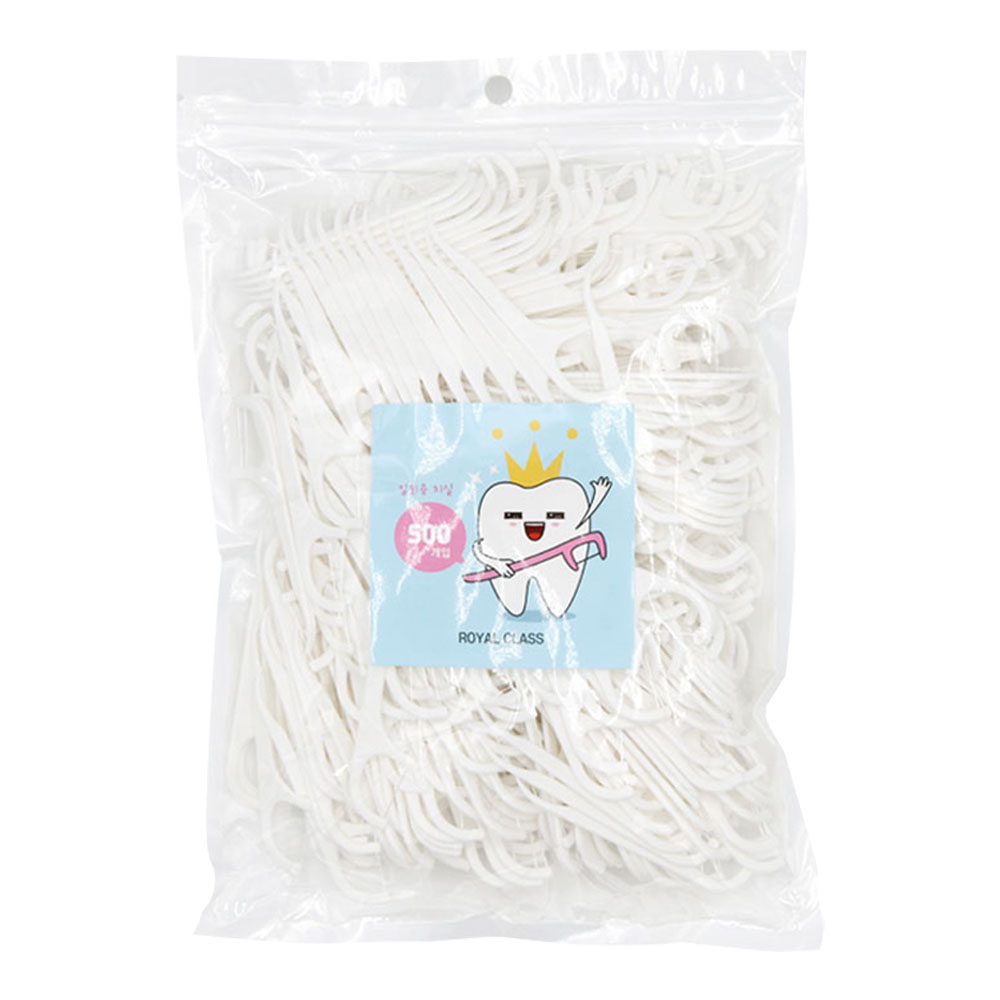 로얄클라쓰 교정 일회용 치간 치실 500개입 10,500원