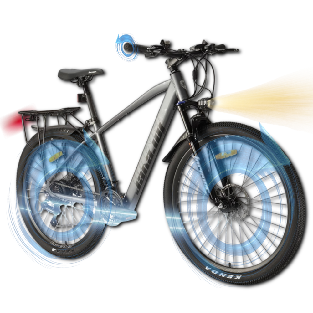 바이크TRA mtb 전기자전거 헬멧 배터리 27.5인치 26인치 추천 자토바이 pas 스로틀, TRA그레이, 알루미늄 589,500원