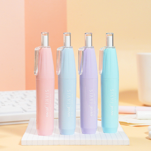 덕플러스문구 오발 인비스 수정테이프 (크림색 롤) 2,000원