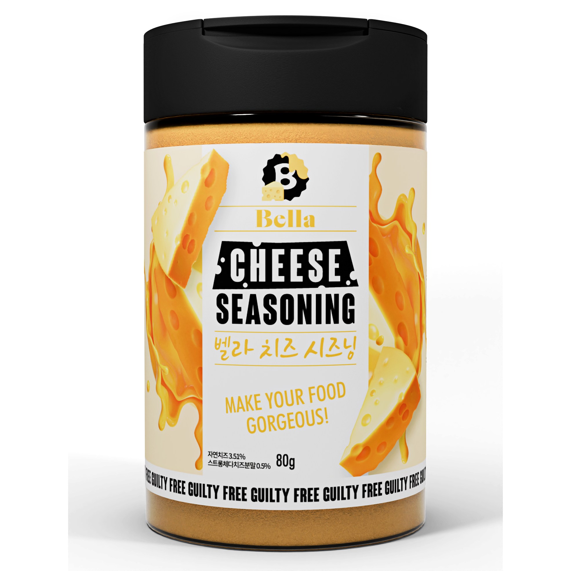 벨라 제로 치즈시즈닝, 80g, 1개 7,800원