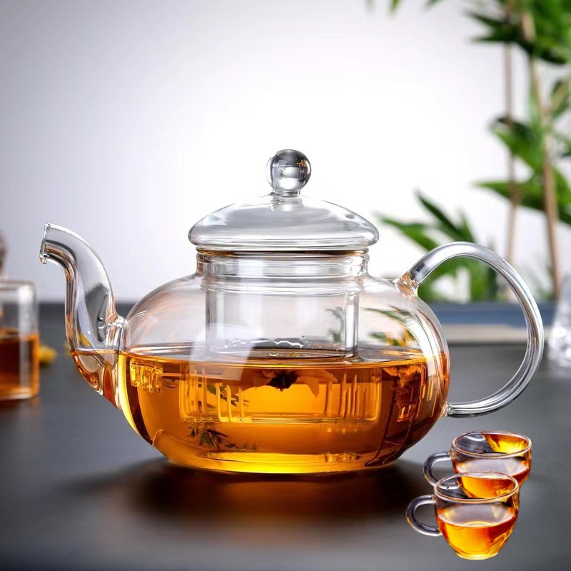 BLOWFISHFUGU 유리티포트 투명대내담 가열가능 유리주전자 티팟+아크컵 2개 14,250원