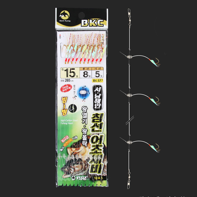 백경 서남해안 침선어초 10본 반짝이 BK-377 열기볼락, 1개 1,620원