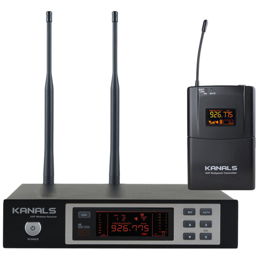 BK-1001A/BK1001A/KANALS 900MHZ 고급 1채널 무선마이크 녹음용 행사용 무선 마이크, 카날스 BK-1001A(벨트식) 774,200원