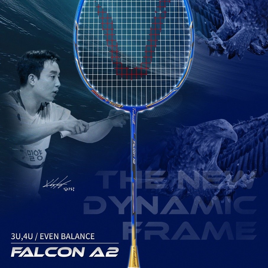 테크니스트 FALCON A2(3U) 팔콘 김사랑 배드민턴 라켓 파손 반값 할인 무제한 보상 추천 260,000원
