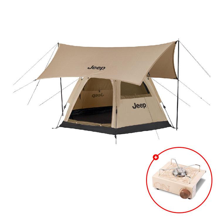 [지프] 인스턴트 오토 헥사 돔 타프세트+ BTS 큐브세트 438,000원