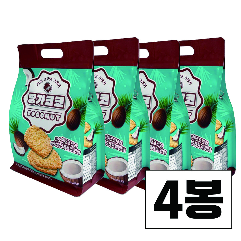 명가 코코 크래커 324g 4봉 고소한 어르신 할머니 인기 간식 25,920원