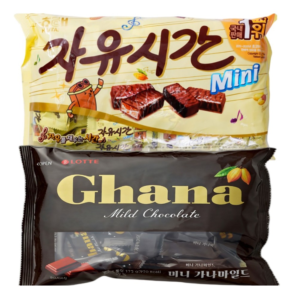 미니 가나 마일드 175g 1P + 미니 자유시간 180g 1P 총 2P, 1세트, 355g 11,820원