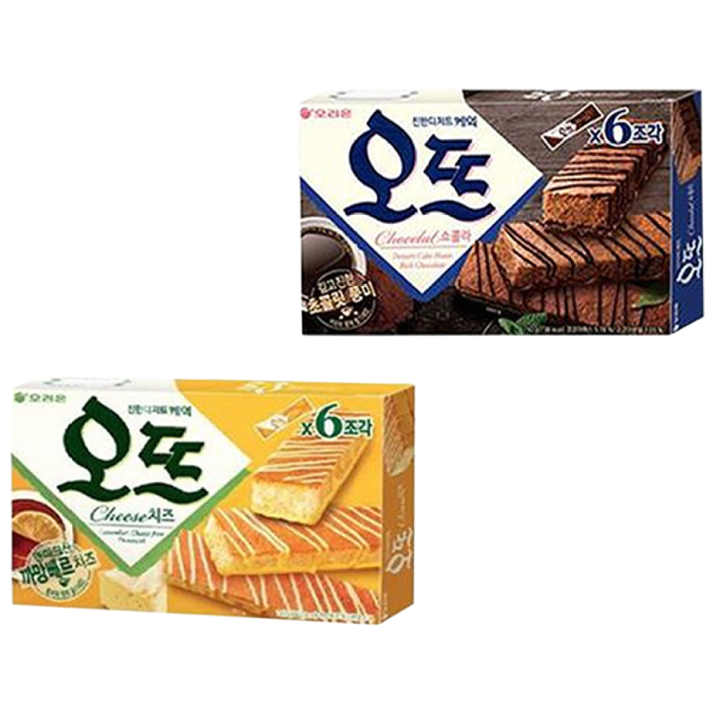 진한 디저트 케익 오리온 오뜨 치즈 + 오뜨 쇼콜라 세트, 6세트 41,200원